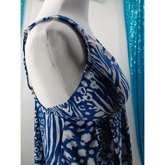 NWOT Beyond Control Swimwear Women's Tankini Deep Plunge Molded Cups Size 12 - Picture 6 of 11